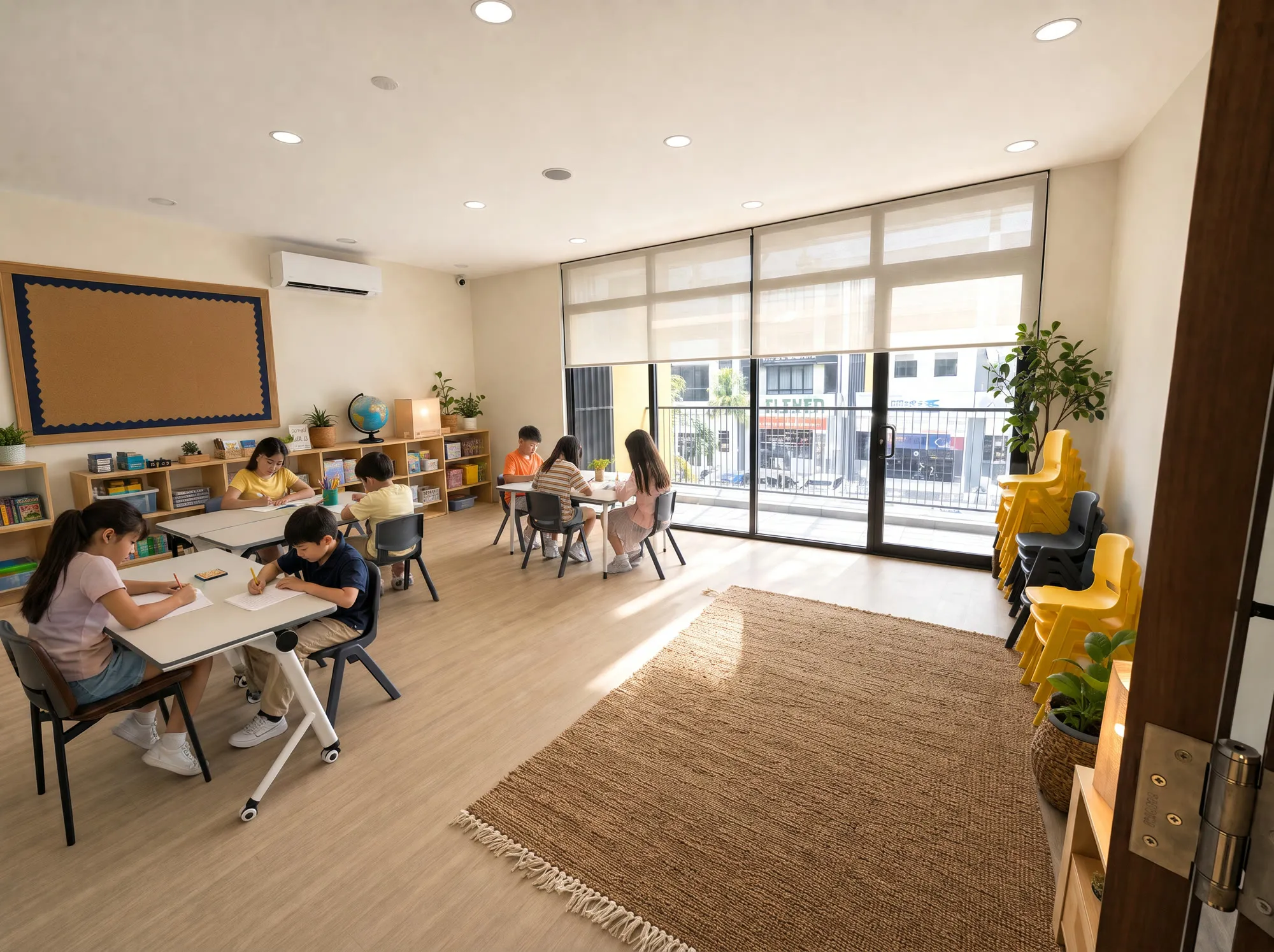 A classroom at the TITAN Setia Indah campus
